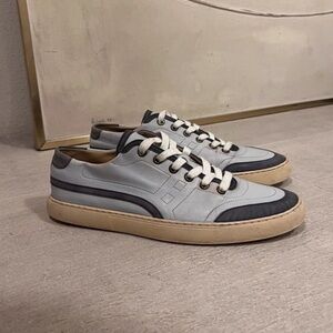 hermes mens shoes 40 US 7 Leather Blue-gray Read